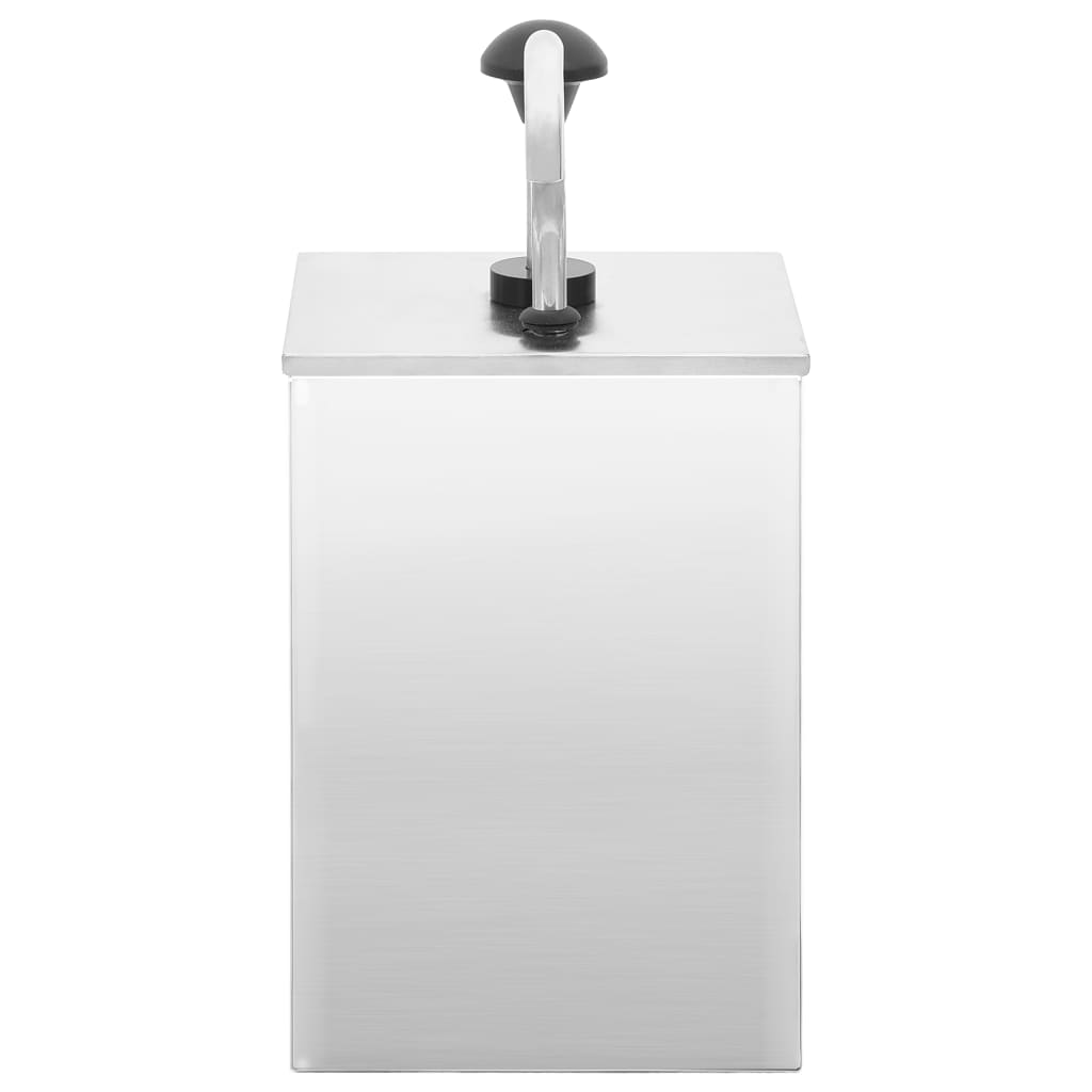 Sausdispenser 3,5 L roestvrij staal is nu te koop bij PeponiXL, paradijselijk wonen!