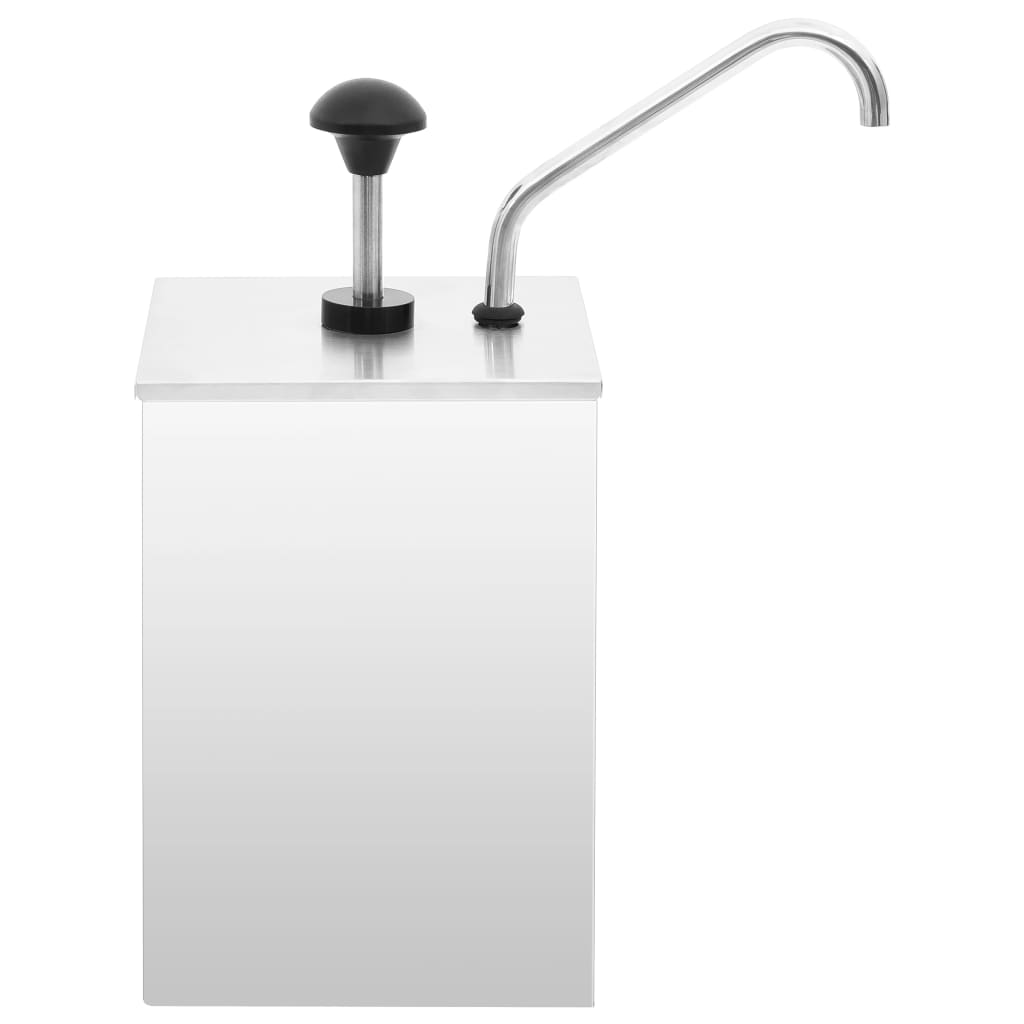 Sausdispenser 3,5 L roestvrij staal is nu te koop bij PeponiXL, paradijselijk wonen!