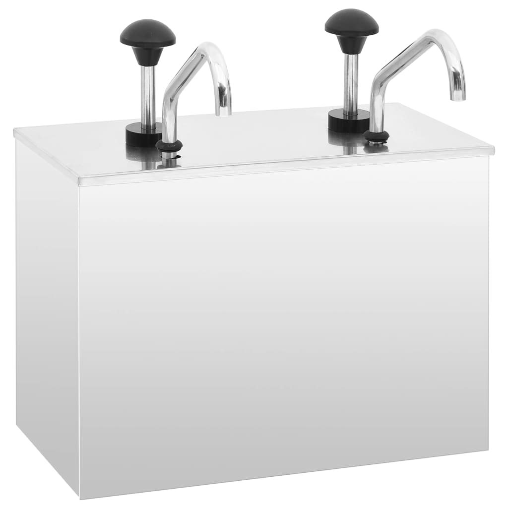 Sausdispenser 2x3,5 L roestvrij staal is nu te koop bij PeponiXL, paradijselijk wonen!