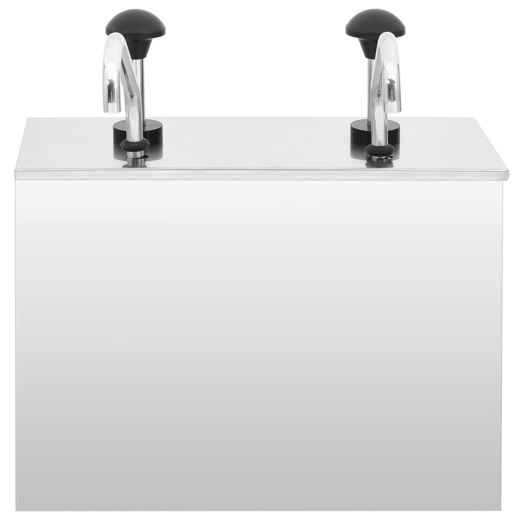 Sausdispenser 2x3,5 L roestvrij staal is nu te koop bij PeponiXL, paradijselijk wonen!