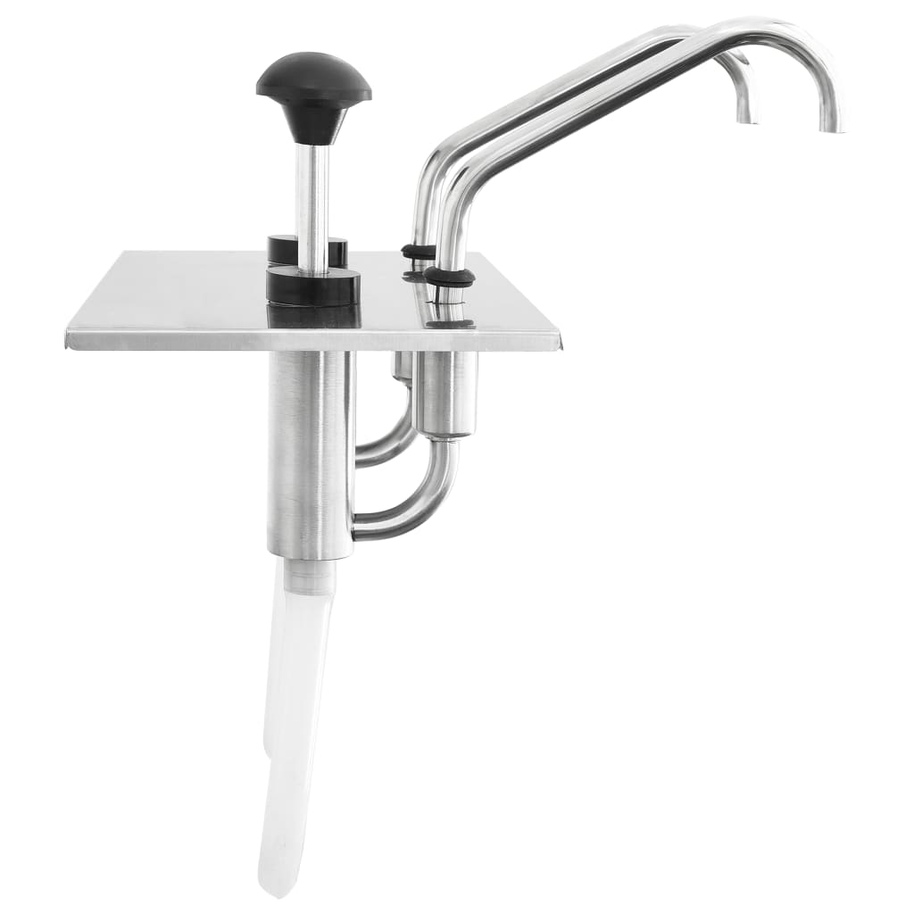 Sausdispenser 2x3,5 L roestvrij staal is nu te koop bij PeponiXL, paradijselijk wonen!