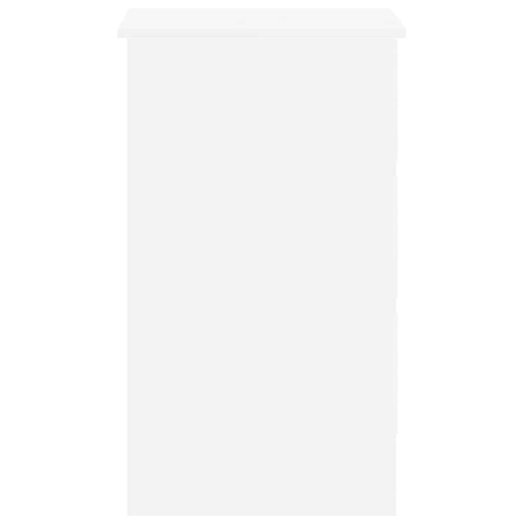 Bureau 90x45x76 cm bewerkt hout wit is nu te koop bij PeponiXL, paradijselijk wonen!