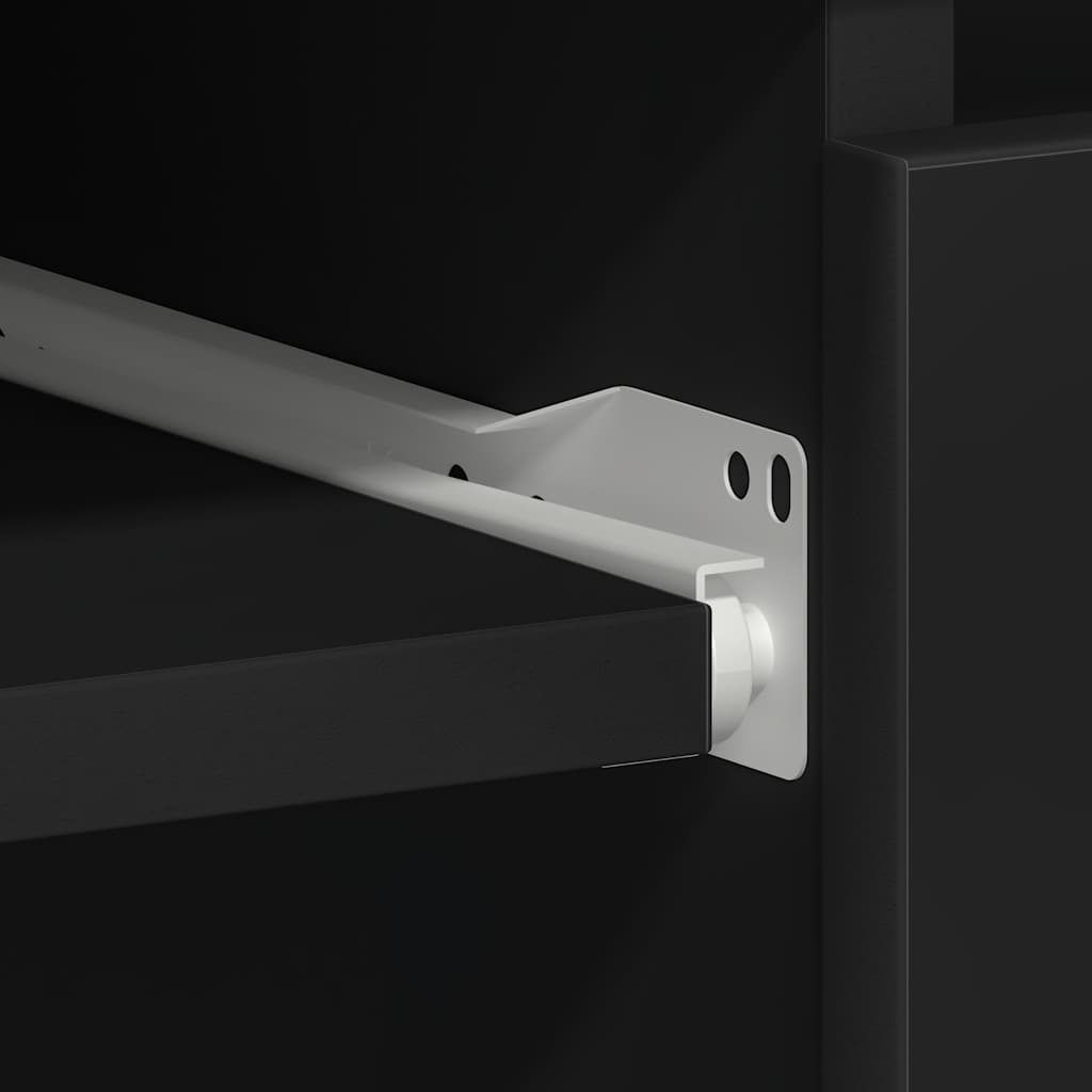 Bureau 90x45x76 cm bewerkt hout zwart is nu te koop bij PeponiXL, paradijselijk wonen!