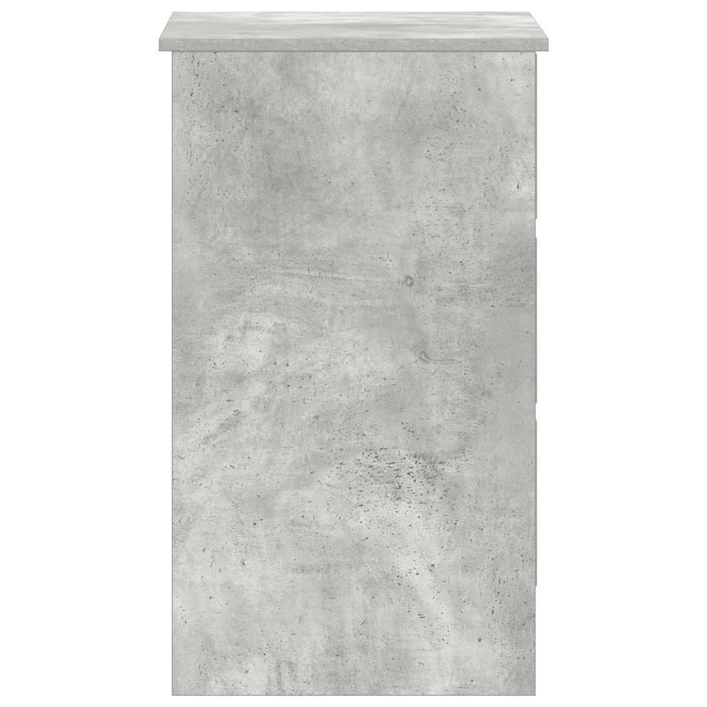Bureau 90x45x76 cm bewerkt hout betongrijs is nu te koop bij PeponiXL, paradijselijk wonen!