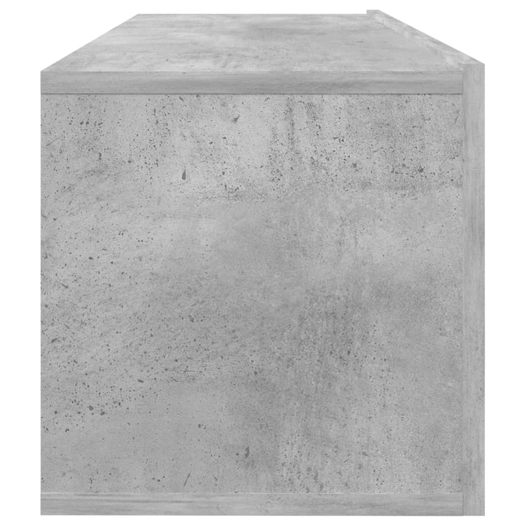 Tv-meubel 100x30x30 cm bewerkt hout betongrijs is nu te koop bij PeponiXL, paradijselijk wonen!