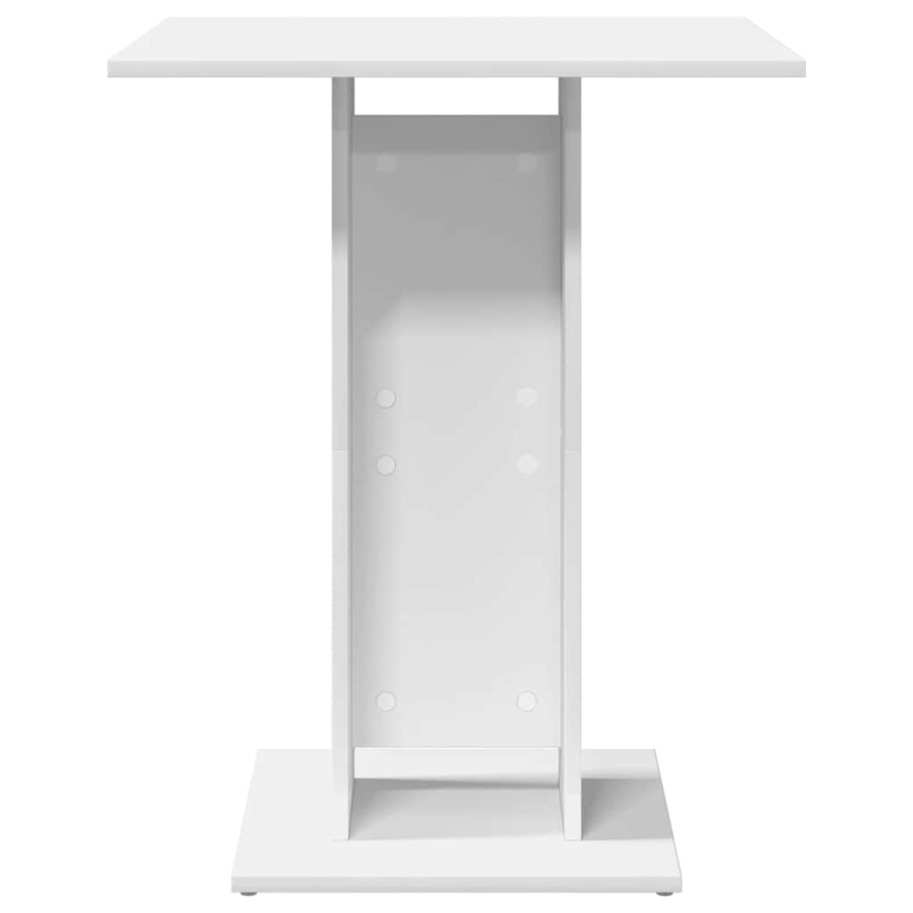 Bistrotafel 60x60x75 cm bewerkt hout wit is nu te koop bij PeponiXL, paradijselijk wonen!