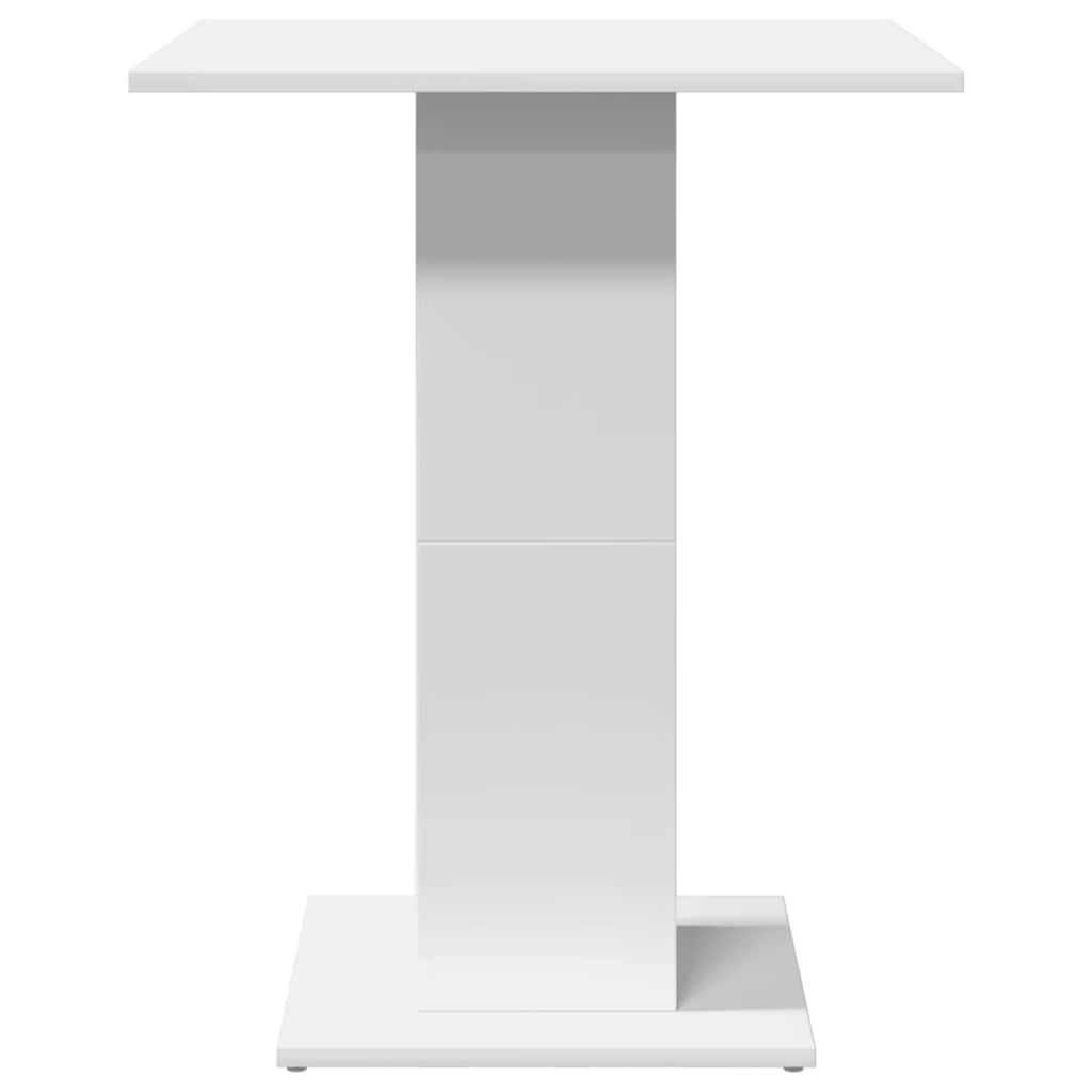 Bistrotafel 60x60x75 cm bewerkt hout wit is nu te koop bij PeponiXL, paradijselijk wonen!