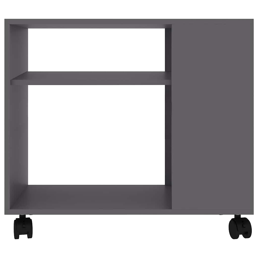 Bijzettafel 70x35x55 cm bewerkt hout grijs is nu te koop bij PeponiXL, paradijselijk wonen!