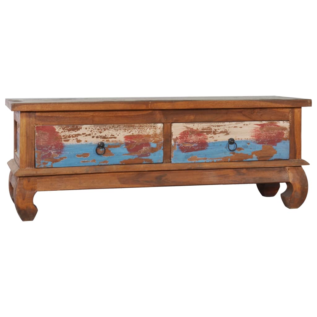 Tv-meubel 110x35x40 cm gerecycled teakhout is nu te koop bij PeponiXL, paradijselijk wonen!