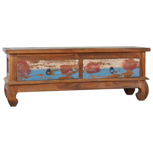 Tv-meubel 110x35x40 cm gerecycled teakhout is nu te koop bij PeponiXL, paradijselijk wonen!