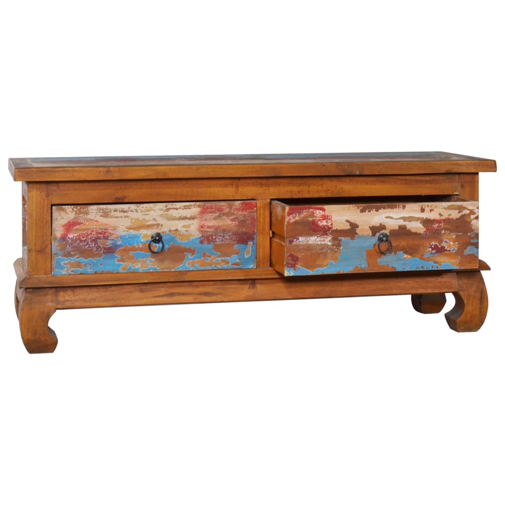 Tv-meubel 110x35x40 cm gerecycled teakhout is nu te koop bij PeponiXL, paradijselijk wonen!