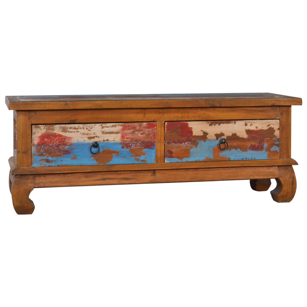 Tv-meubel 110x35x40 cm gerecycled teakhout is nu te koop bij PeponiXL, paradijselijk wonen!