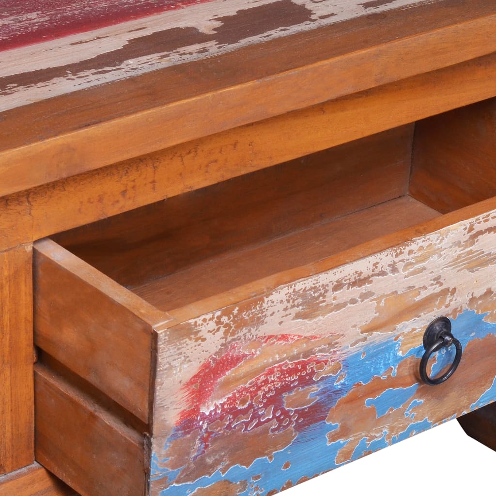 Tv-meubel 110x35x40 cm gerecycled teakhout is nu te koop bij PeponiXL, paradijselijk wonen!