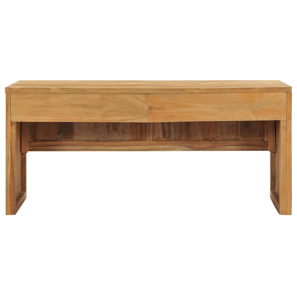 Tv-meubel 100x35x45 cm massief teakhout is nu te koop bij PeponiXL, paradijselijk wonen!