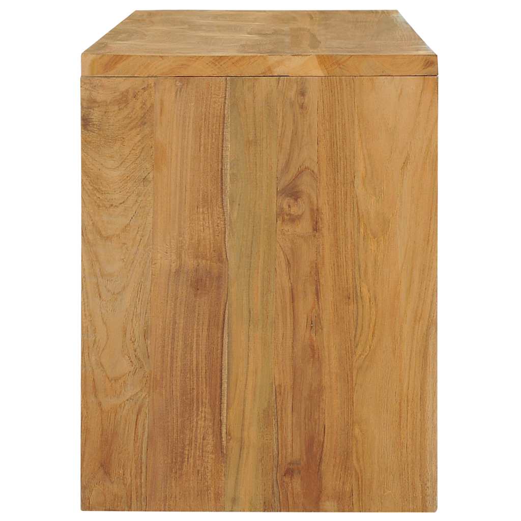 Tv-meubel 100x35x45 cm massief teakhout is nu te koop bij PeponiXL, paradijselijk wonen!