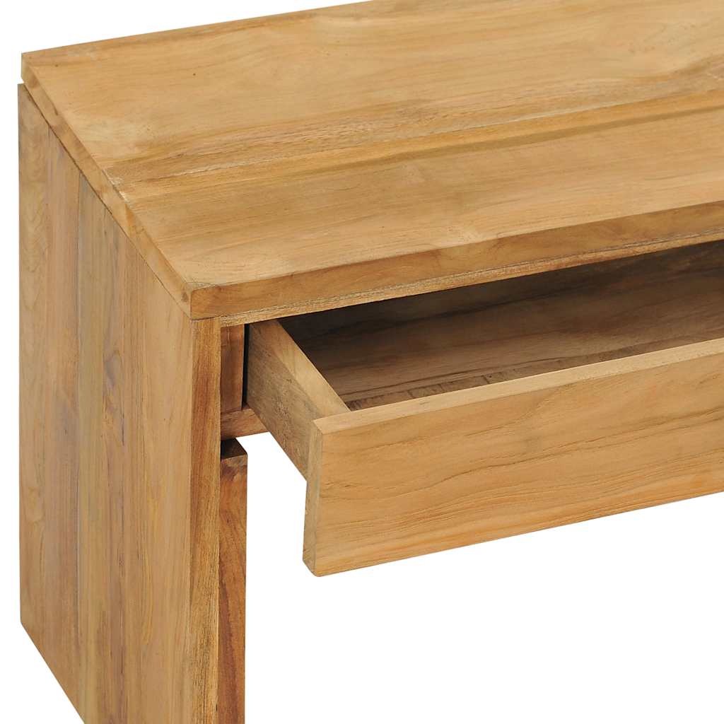 Tv-meubel 100x35x45 cm massief teakhout is nu te koop bij PeponiXL, paradijselijk wonen!