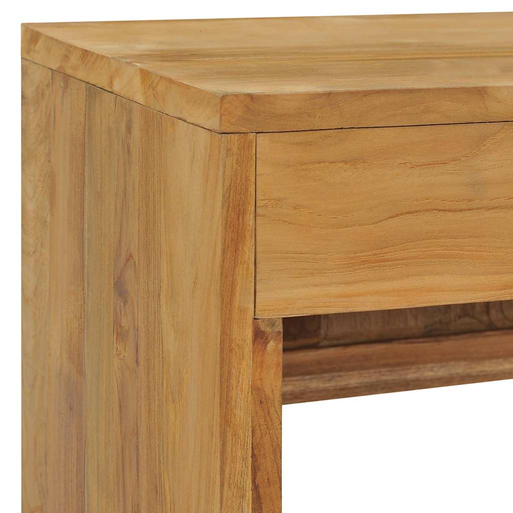 Tv-meubel 100x35x45 cm massief teakhout is nu te koop bij PeponiXL, paradijselijk wonen!