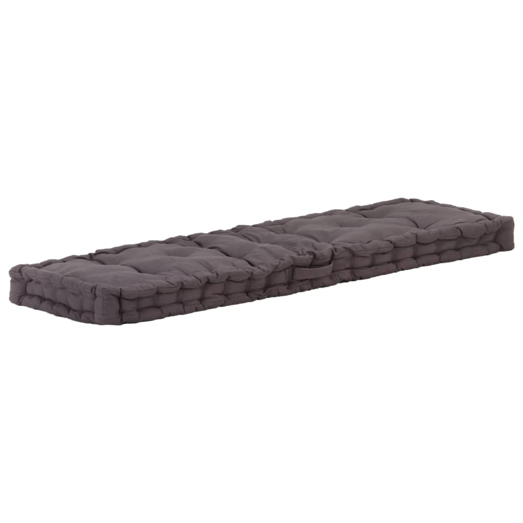 Palletvloerkussens 2 st katoen antraciet is nu te koop bij PeponiXL, paradijselijk wonen!