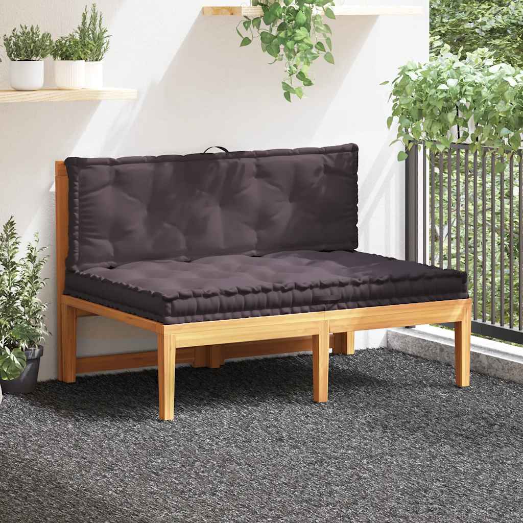 Palletvloerkussens 2 st katoen antraciet is nu te koop bij PeponiXL, paradijselijk wonen!