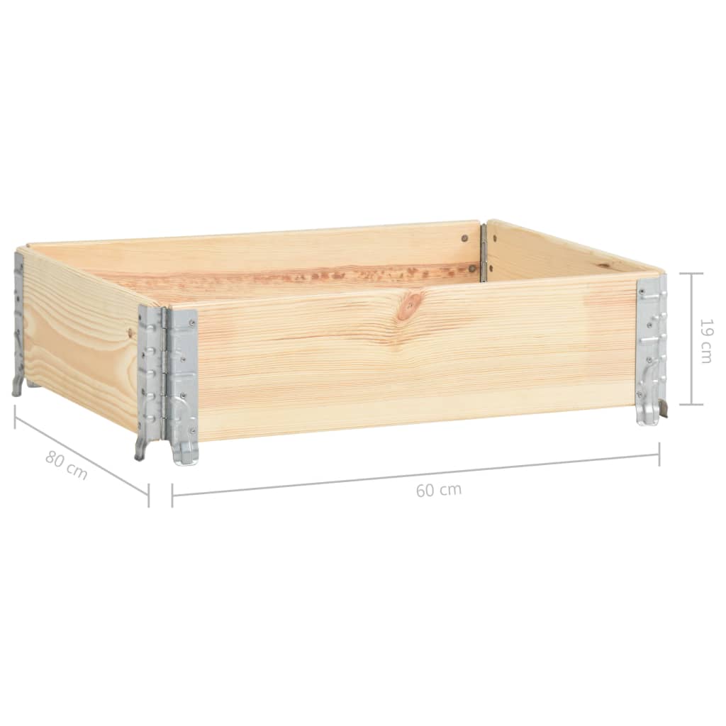 Palletopzetrand 60x80 cm massief grenenhout is nu te koop bij PeponiXL, paradijselijk wonen!