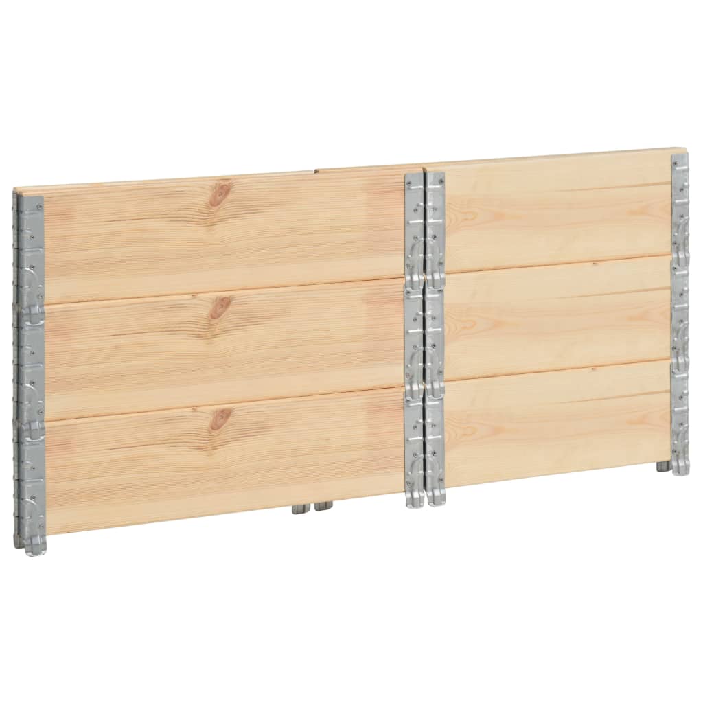Palletopzetranden 3 st 60x80 cm massief grenenhout is nu te koop bij PeponiXL, paradijselijk wonen!