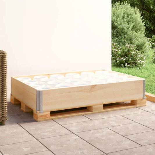 Palletopzetrand 80x120 cm massief grenenhout is nu te koop bij PeponiXL, paradijselijk wonen!