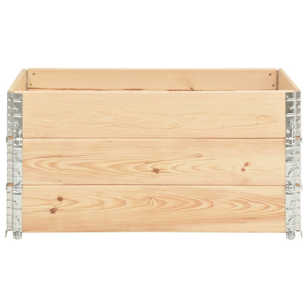 Palletopzetranden 3 st 80x120 cm massief grenenhout is nu te koop bij PeponiXL, paradijselijk wonen!