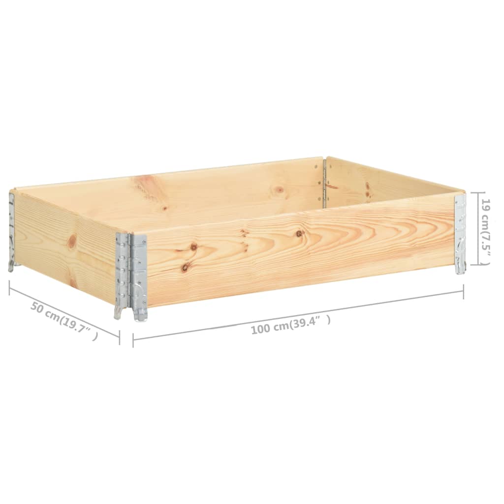 Palletopzetrand 50x100 cm massief grenenhout is nu te koop bij PeponiXL, paradijselijk wonen!