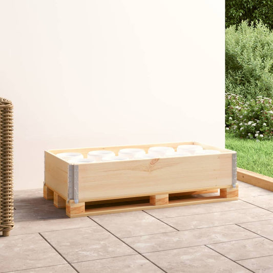 Palletopzetrand 50x100 cm massief grenenhout is nu te koop bij PeponiXL, paradijselijk wonen!