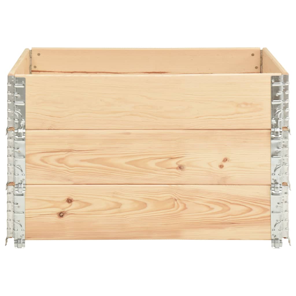 Palletopzetranden 3 st 100x100 cm massief grenenhout is nu te koop bij PeponiXL, paradijselijk wonen!