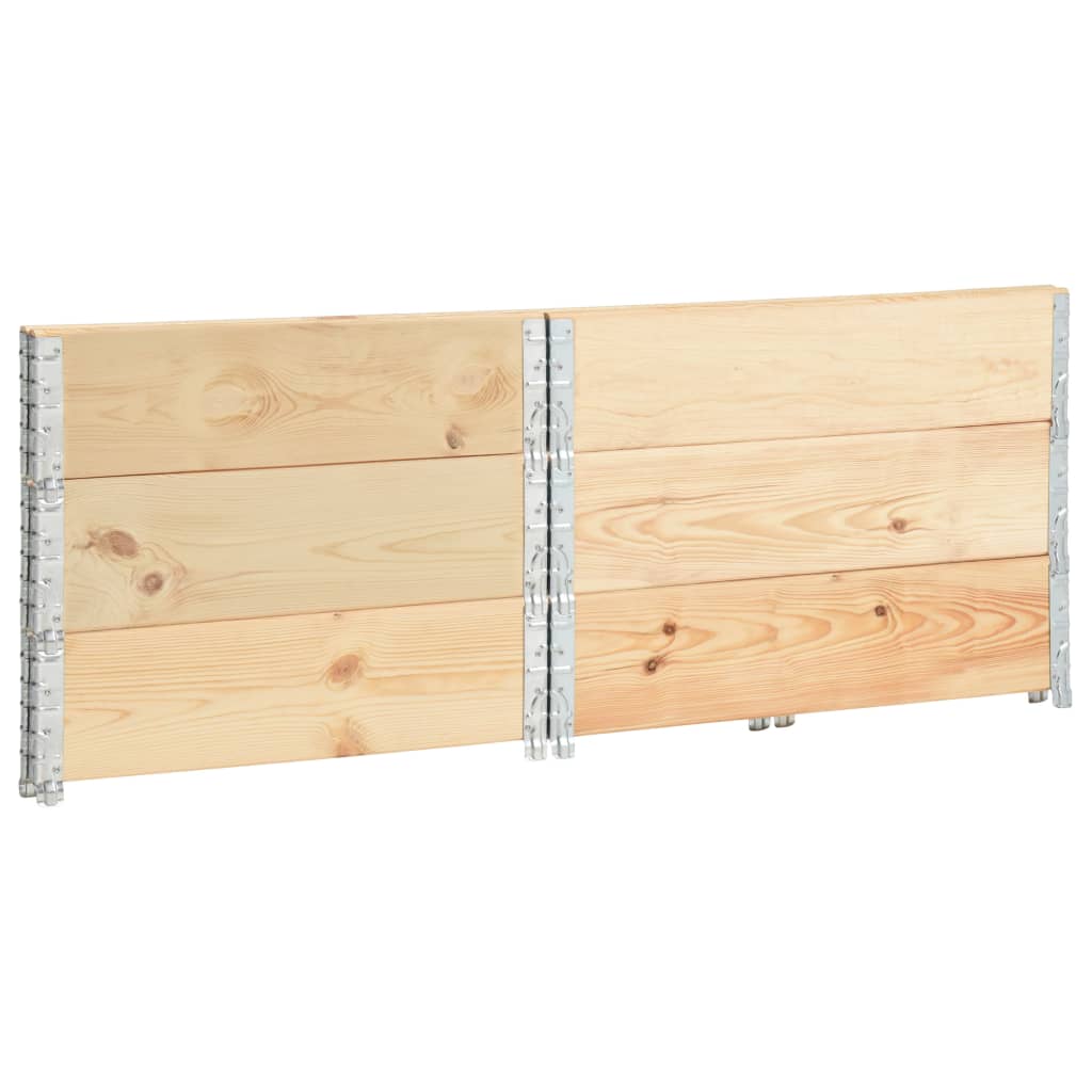 Palletopzetranden 3 st 100x100 cm massief grenenhout is nu te koop bij PeponiXL, paradijselijk wonen!