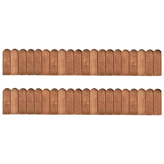 Gazonranden 2 st 120 cm geïmpregneerd grenenhout is nu te koop bij PeponiXL, paradijselijk wonen!