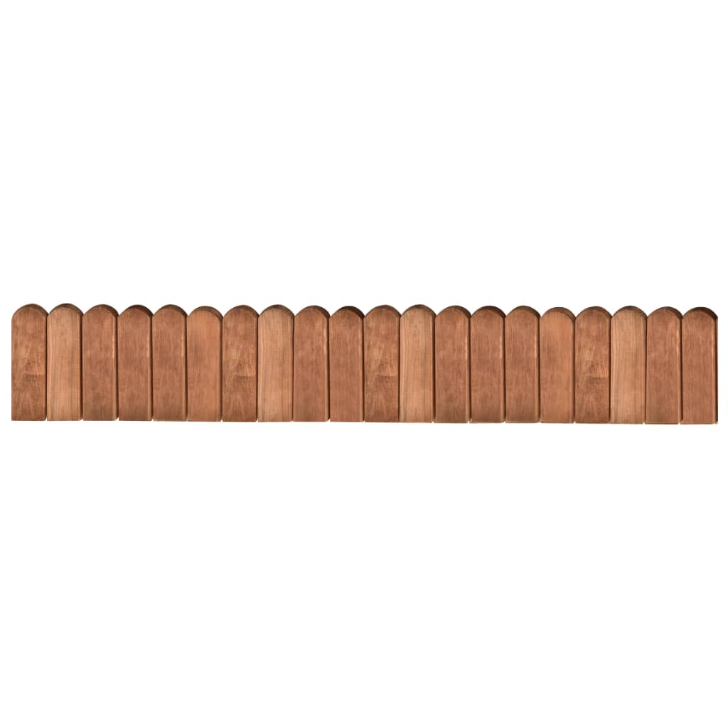 Gazonranden 3 st 120 cm geïmpregneerd grenenhout is nu te koop bij PeponiXL, paradijselijk wonen!