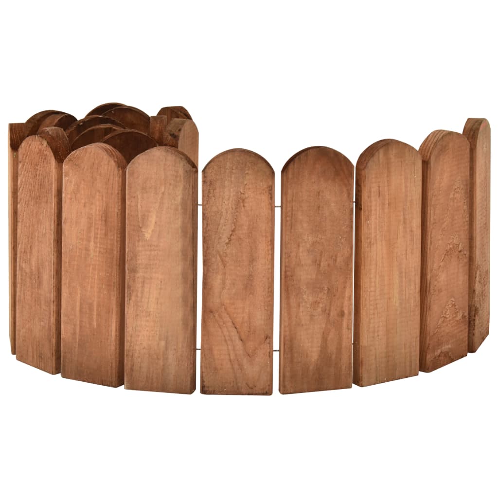 Gazonranden 3 st 120 cm geïmpregneerd grenenhout is nu te koop bij PeponiXL, paradijselijk wonen!