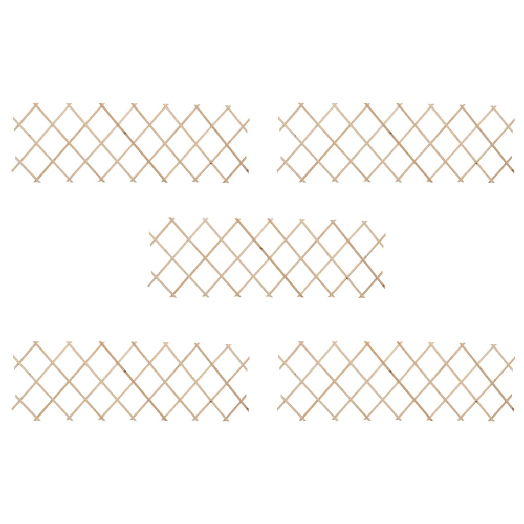 Tuinlatwerken 5 st 180x60 cm vurenhout is nu te koop bij PeponiXL, paradijselijk wonen!