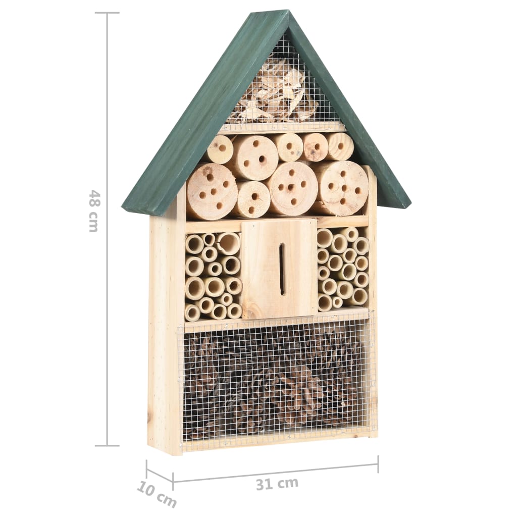 Insectenhotel 30x10x48 cm vurenhout is nu te koop bij PeponiXL, paradijselijk wonen!