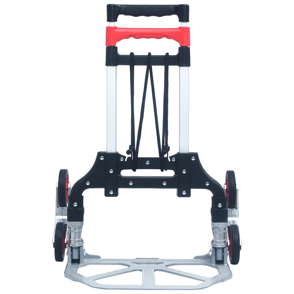 Traptrolley inklapbaar 70 kg aluminium zilverkleurig is nu te koop bij PeponiXL, paradijselijk wonen!