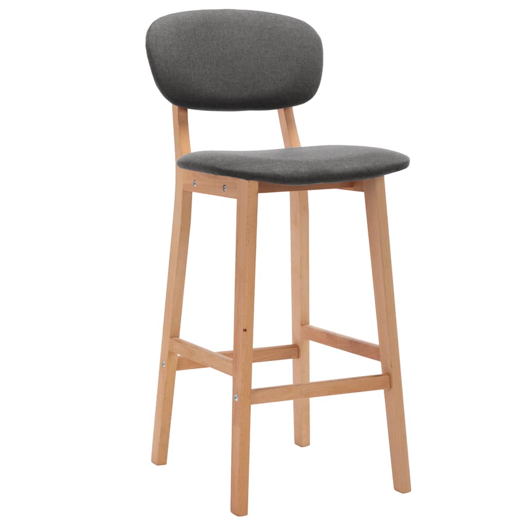 Barkrukken 2 st stof donkergrijs is nu te koop bij PeponiXL, paradijselijk wonen!