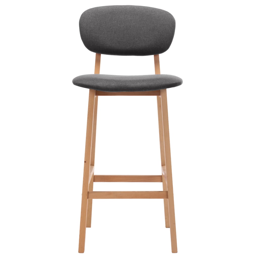 Barkrukken 2 st stof donkergrijs is nu te koop bij PeponiXL, paradijselijk wonen!