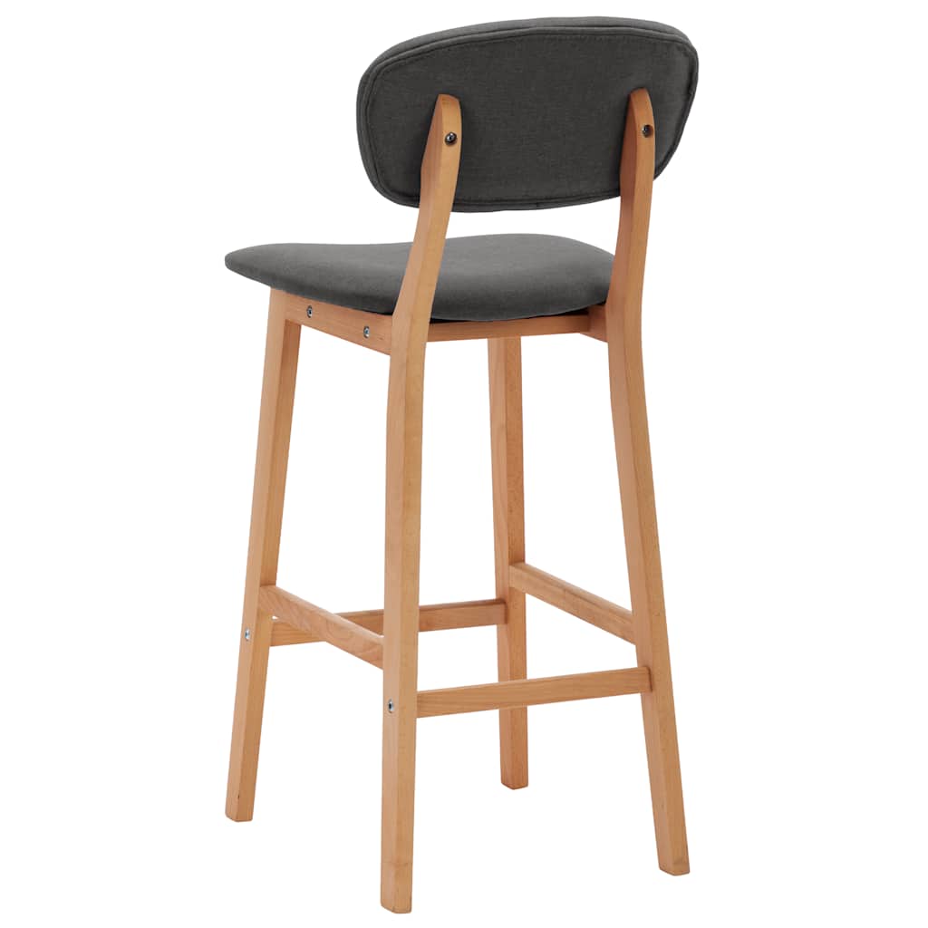 Barkrukken 2 st stof donkergrijs is nu te koop bij PeponiXL, paradijselijk wonen!
