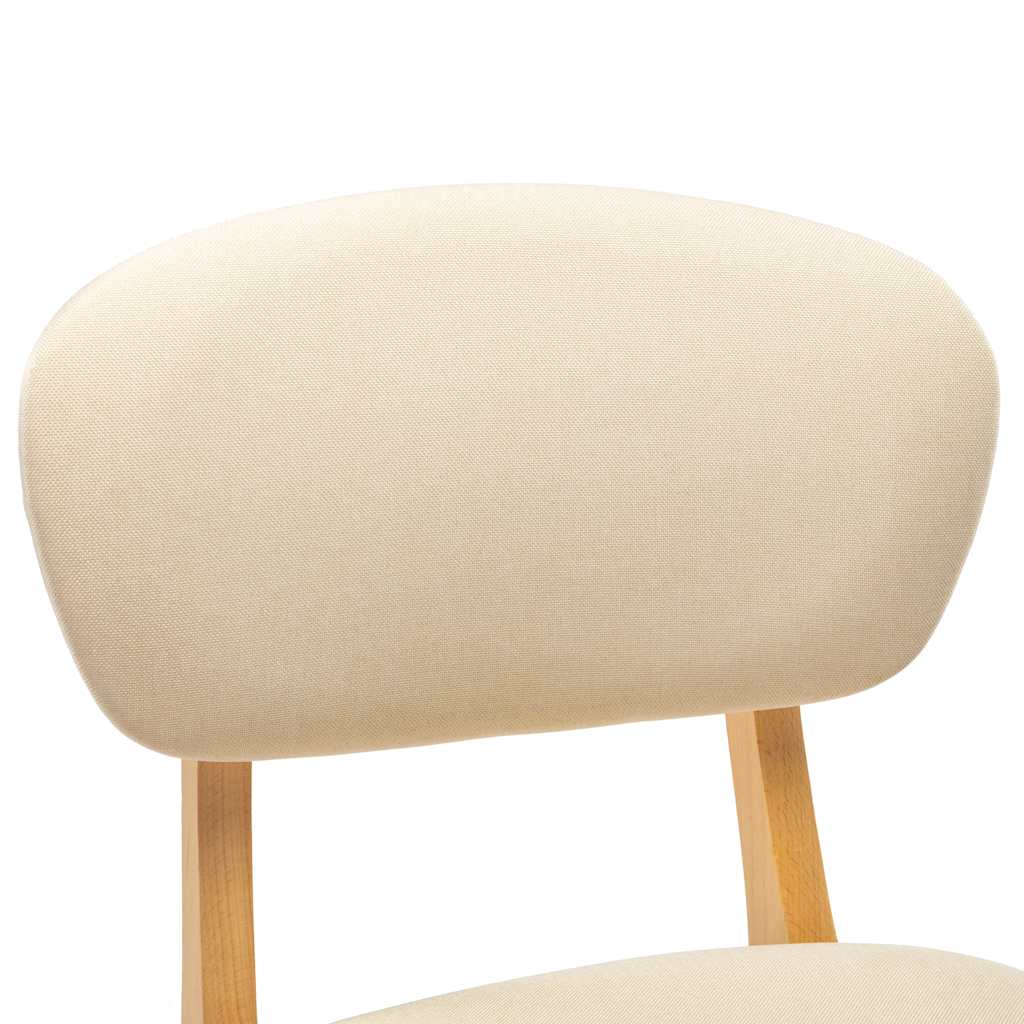 Barkrukken 2 st stof crèmekleurig is nu te koop bij PeponiXL, paradijselijk wonen!