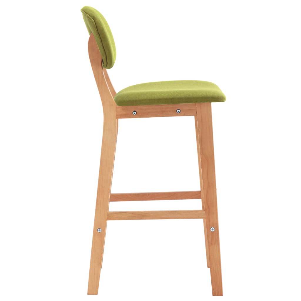 Barkrukken 2 st stof groen is nu te koop bij PeponiXL, paradijselijk wonen!