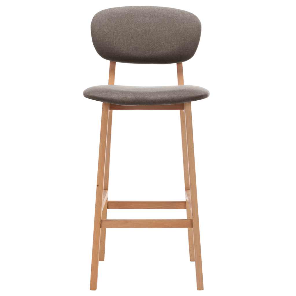 Barkrukken 2 st stof taupe is nu te koop bij PeponiXL, paradijselijk wonen!