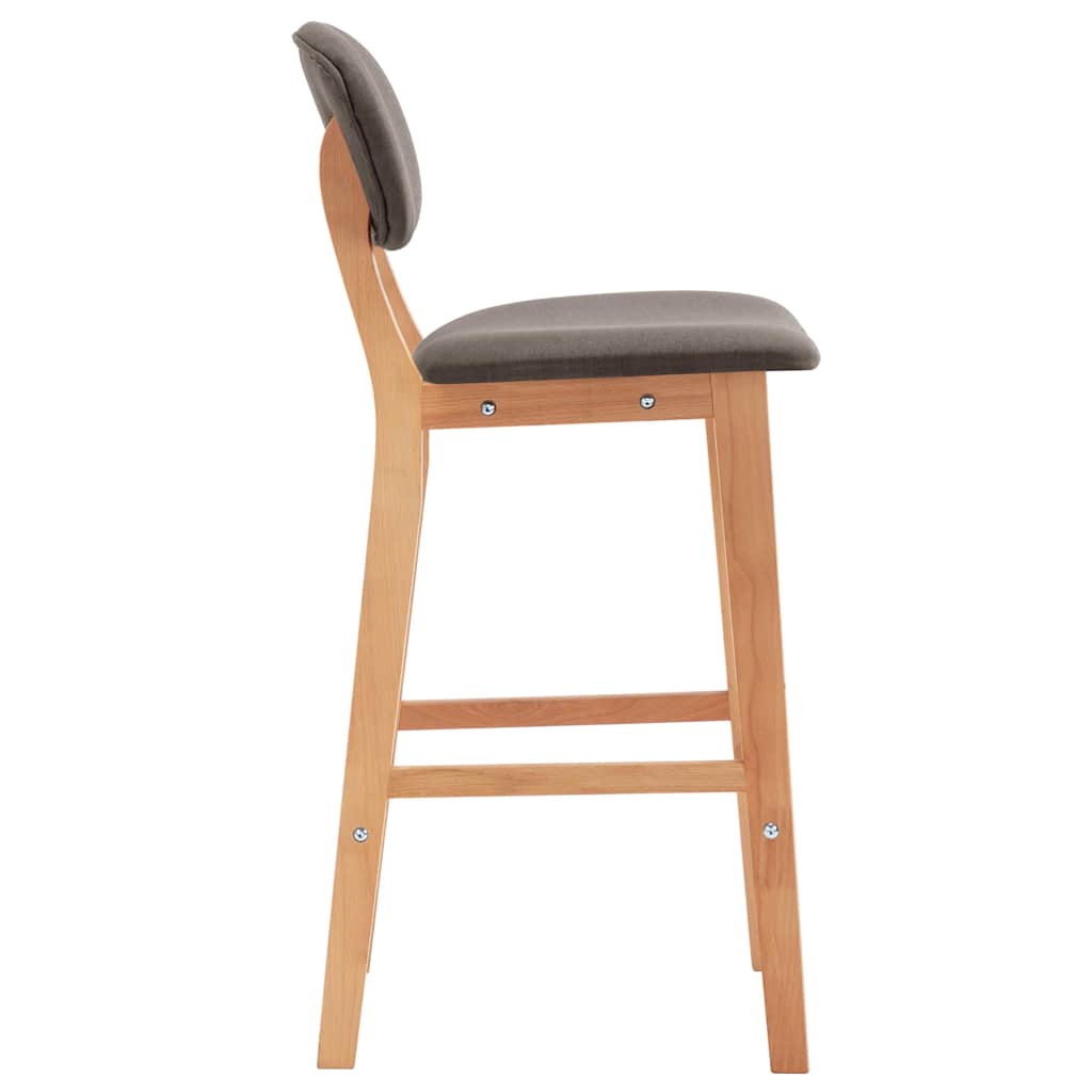 Barkrukken 2 st stof taupe is nu te koop bij PeponiXL, paradijselijk wonen!