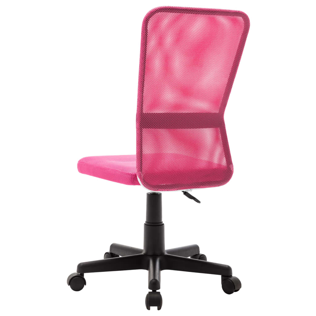 Kantoorstoel 44x52x100 cm mesh stof roze is nu te koop bij PeponiXL, paradijselijk wonen!