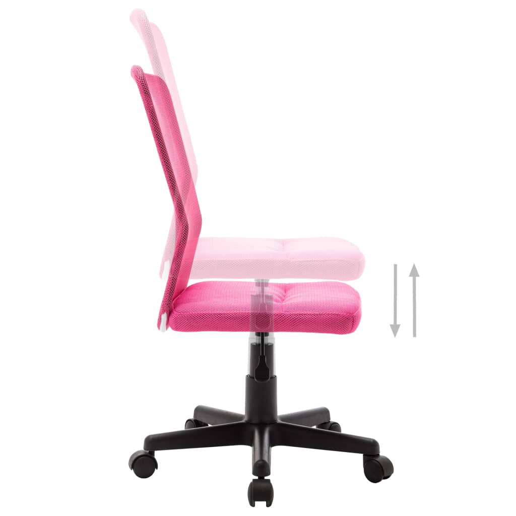 Kantoorstoel 44x52x100 cm mesh stof roze is nu te koop bij PeponiXL, paradijselijk wonen!