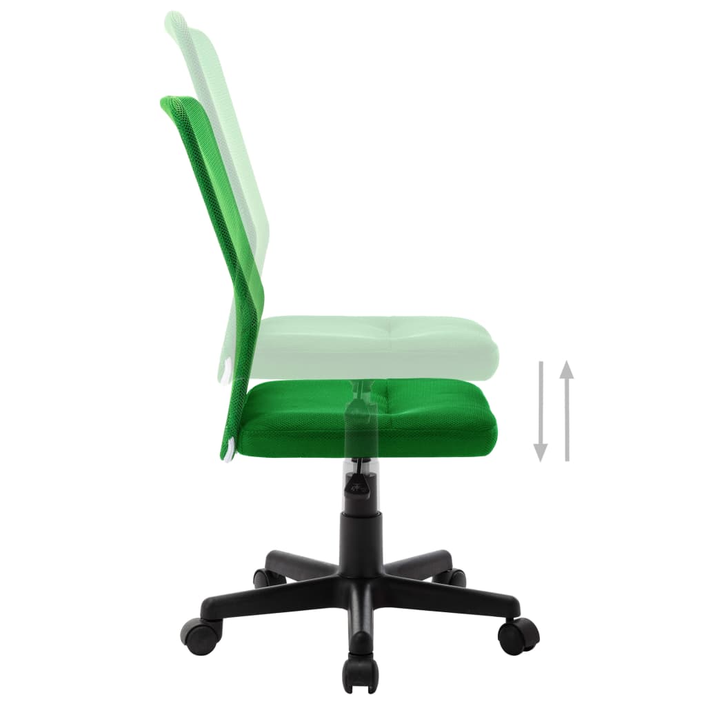 Kantoorstoel 44x52x100 cm mesh stof groen is nu te koop bij PeponiXL, paradijselijk wonen!