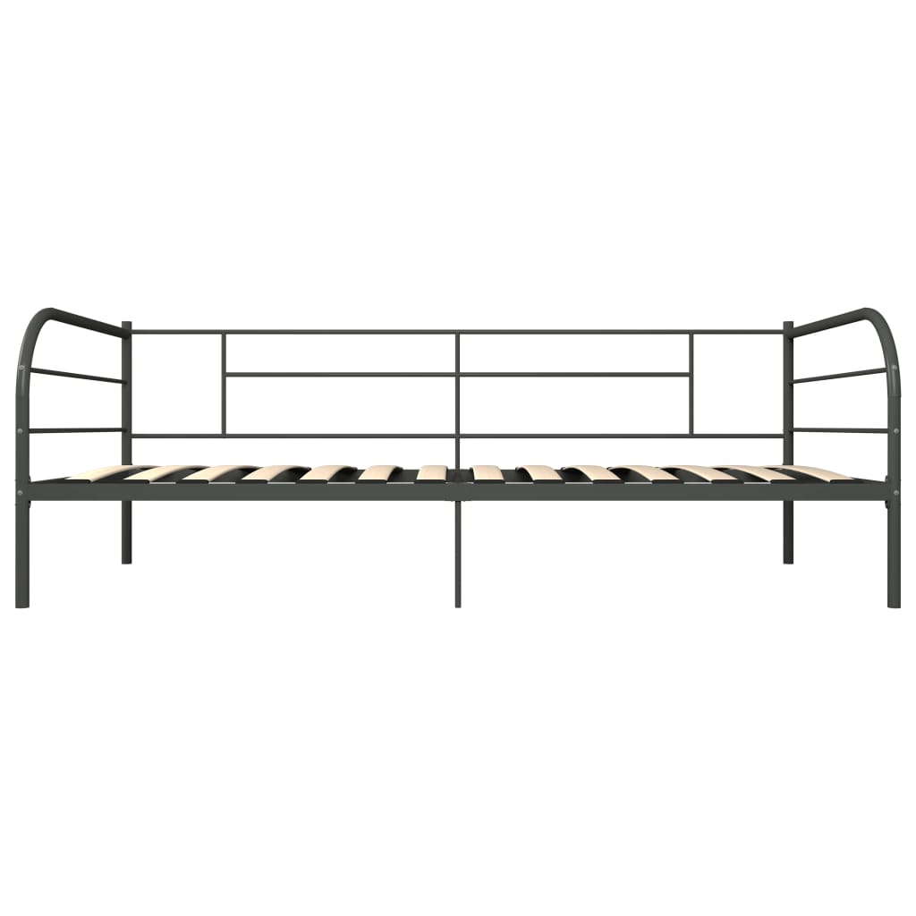 Bedbank metaal grijs 90x200 cm is nu te koop bij PeponiXL, paradijselijk wonen!