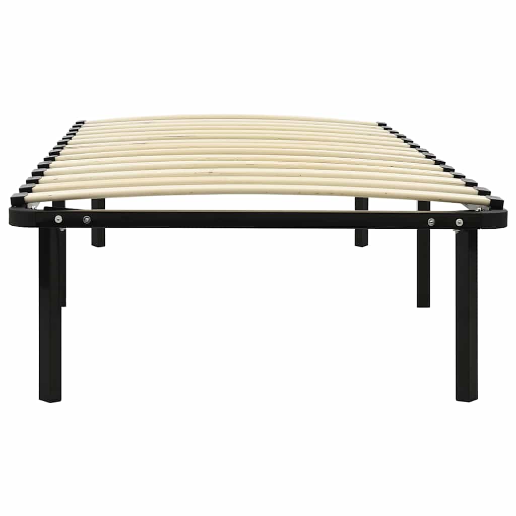 Bedframe metaal zwart 90x200 cm is nu te koop bij PeponiXL, paradijselijk wonen!