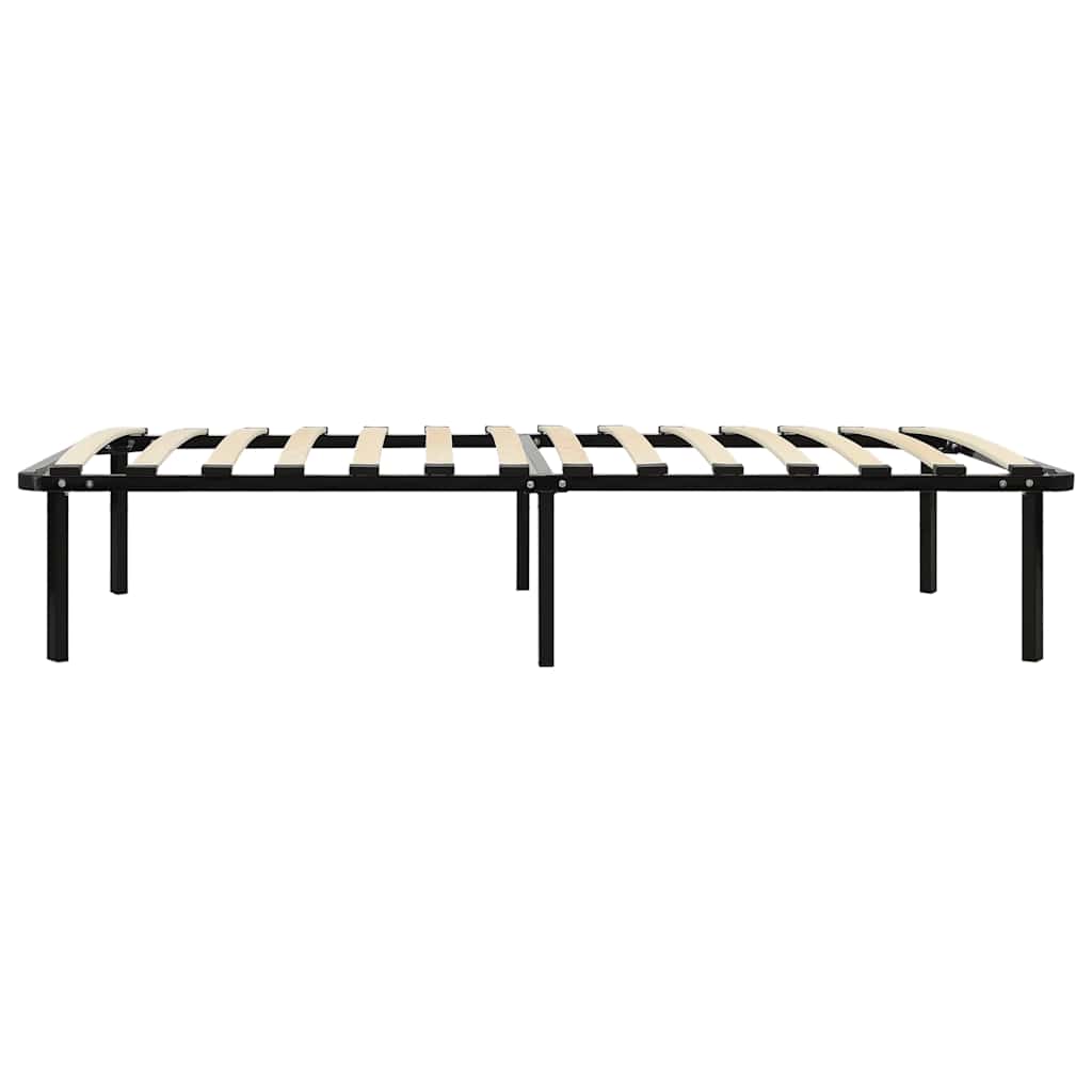 Bedframe metaal zwart 90x200 cm is nu te koop bij PeponiXL, paradijselijk wonen!